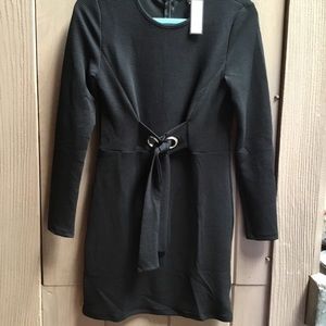 Black knit dress- perfect for ever season